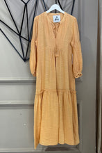 Cargar imagen en el visor de la galería, Vestido Mykonos Mandarina