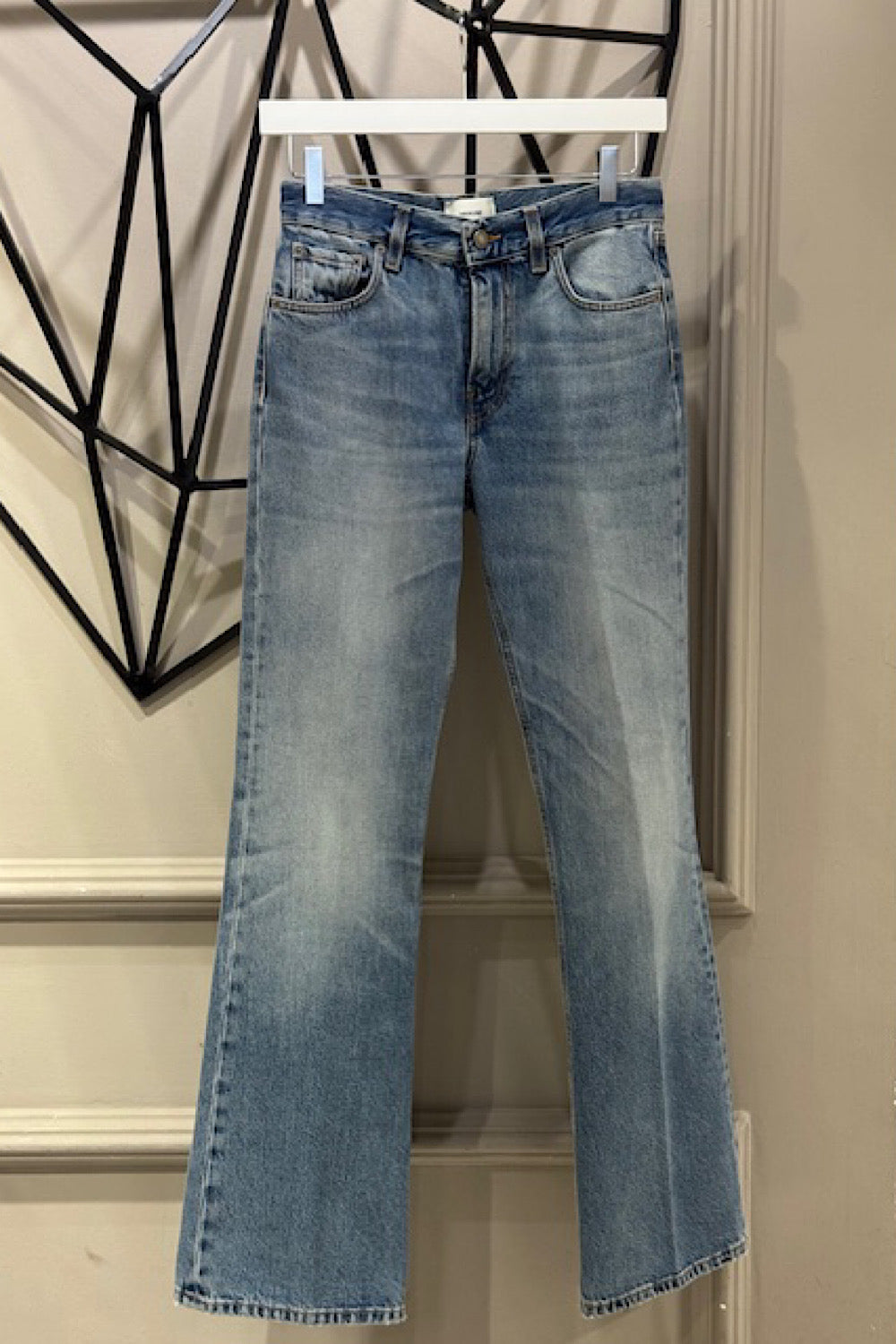 Vaqueros Flora Blue Wash