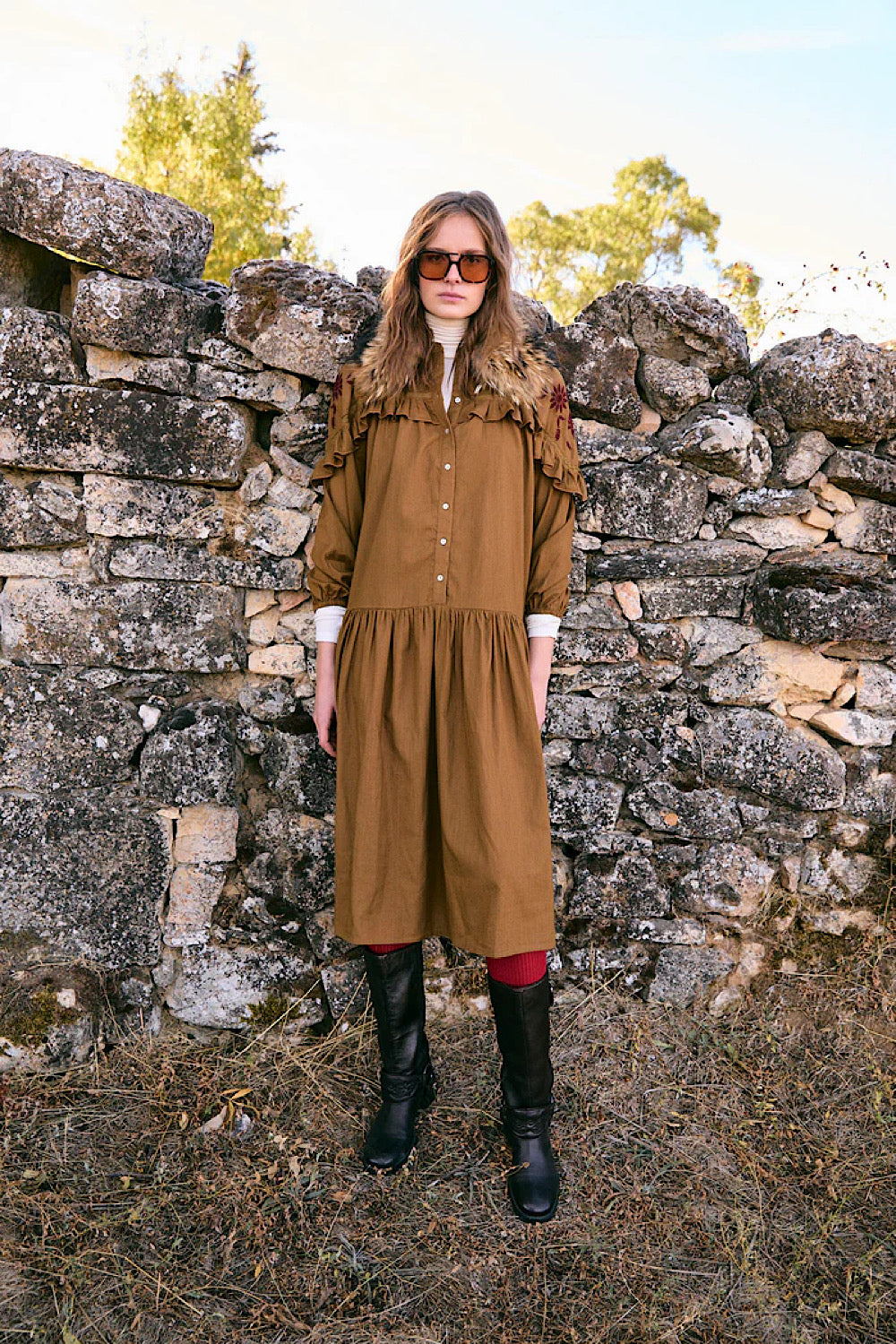 Vestido Trujillo Kaki