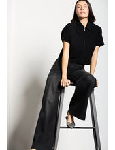 Cargar imagen en el visor de la galería, Vaqueros Luisenpark Palazzo Black