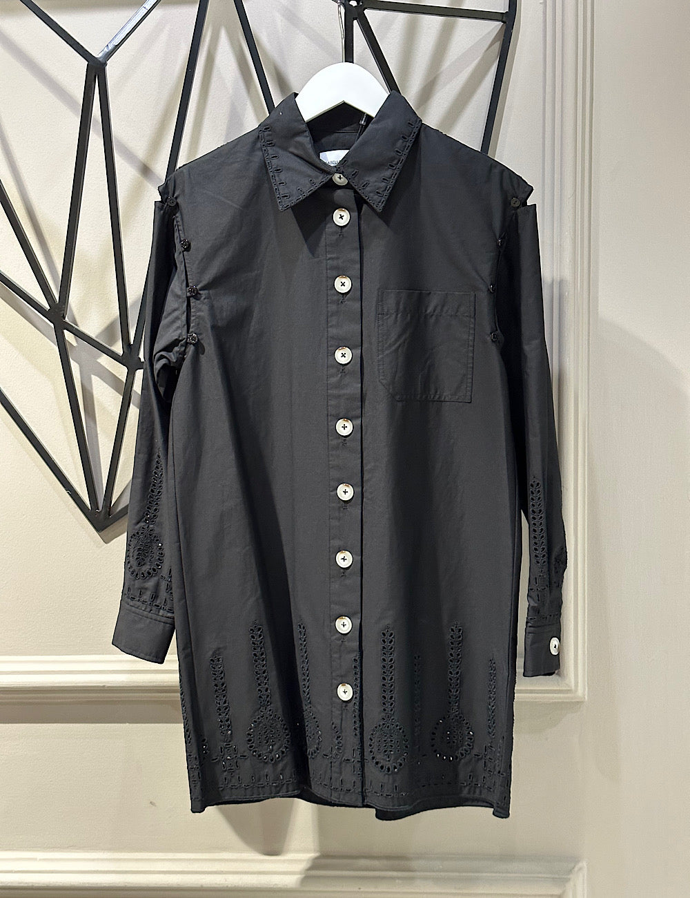 Camisa Vestido  Sangallo