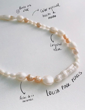 Cargar imagen en el visor de la galería, Collar Lolita Pink Pearls