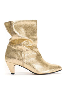 Botín Jassi Metallic Gold