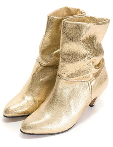 Botín Jassi Metallic Gold