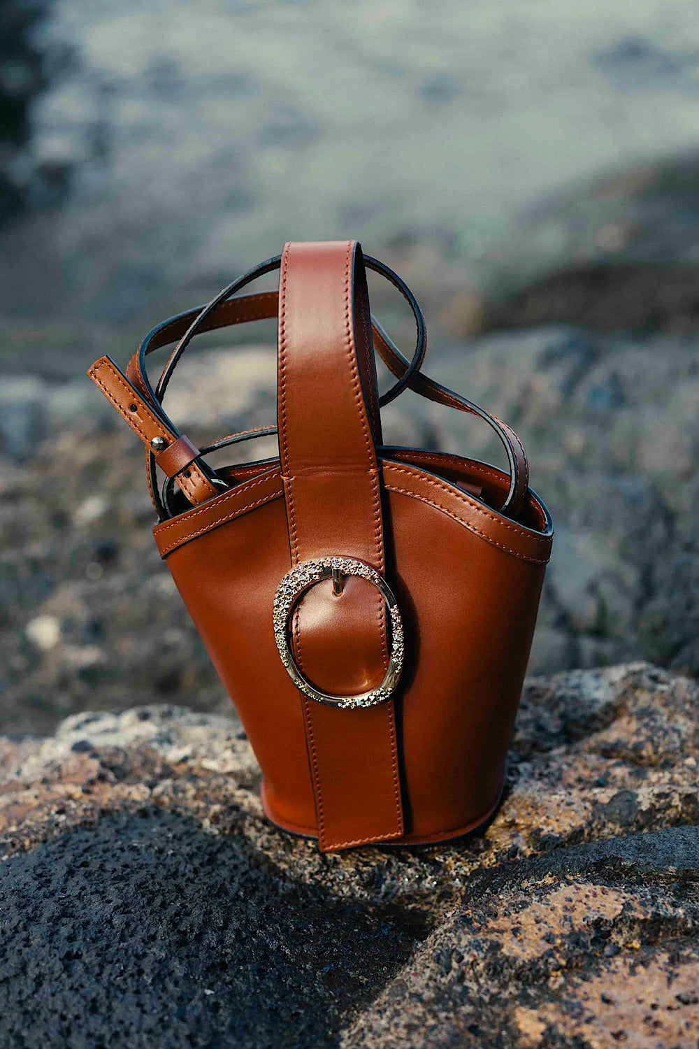 Bolso Le Cubito Cognac