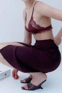 Conjunto Love Lace Burgundy