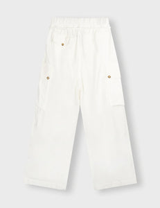 Pantalones Utility White
