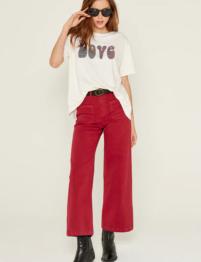 Pantalones Lucia Burdeos