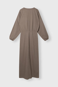 Vestido Maxi Taupe
