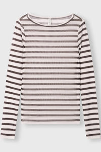 Camiseta Mesh Stripes Wine