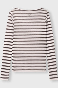 Camiseta Mesh Stripes Wine