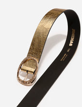 Cargar imagen en el visor de la galería, Cinturón Matilde Metalizado Oro
