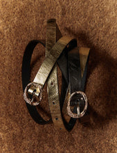 Cargar imagen en el visor de la galería, Cinturón Matildito Metalizado Antracita