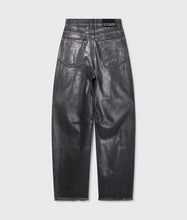 Cargar imagen en el visor de la galería, Pantalones Metallic Western Denim Silver