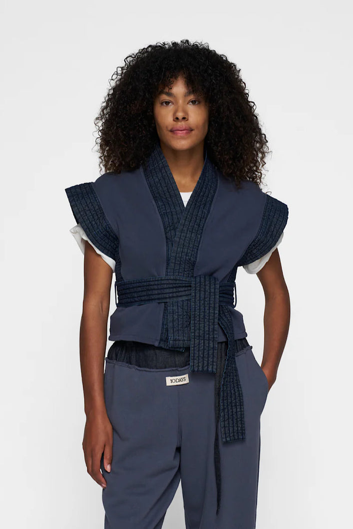 Chaleco Kimono Blue