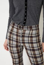 Cargar imagen en el visor de la galería, Pantalones Tartan Marrón