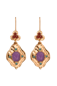 Pendientes Pitiusa Lila