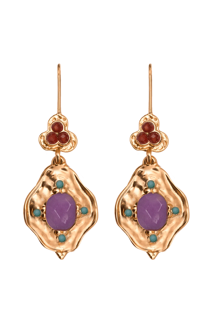 Pendientes Pitiusa Lila