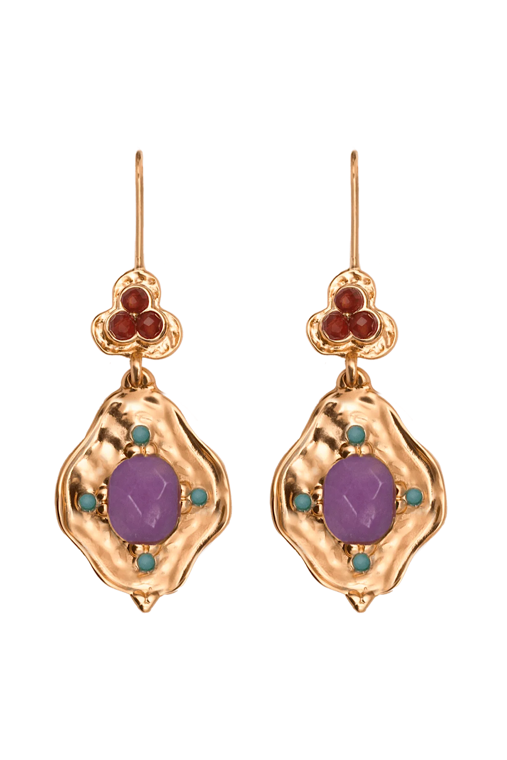 Pendientes Pitiusa Lila