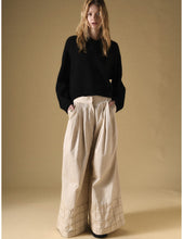 Cargar imagen en el visor de la galería, Pantalones Palazzo Crema