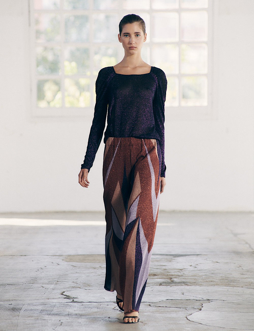 Pantalones Jacquard