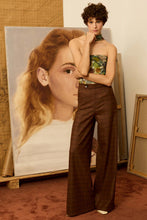 Cargar imagen en el visor de la galería, Pantalones Palazzo Cuadros