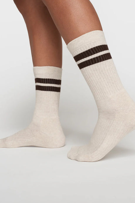 Calcetines Stripes Chocolat