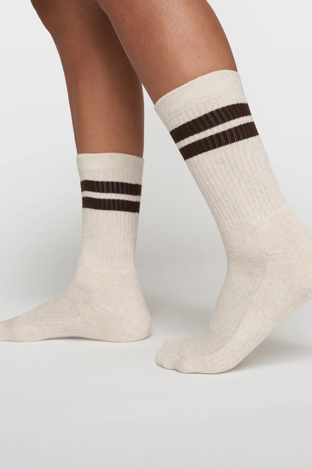 Calcetines Stripes Chocolat