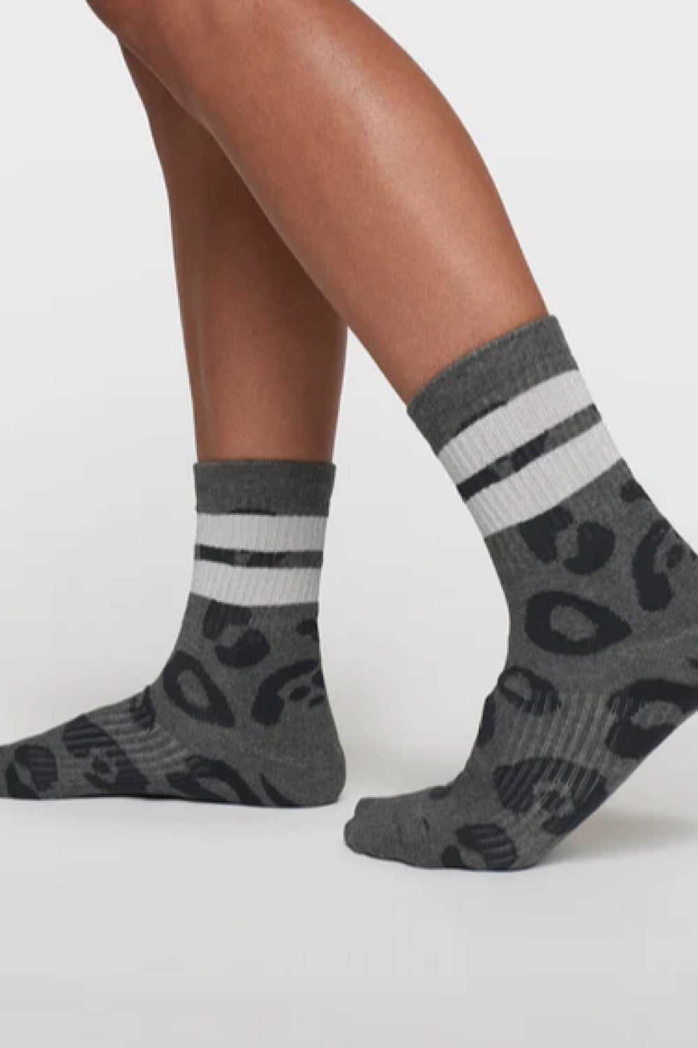 Calcetines Leopard Antracita