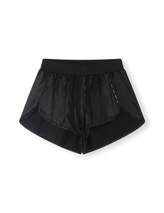 Short Satin Black