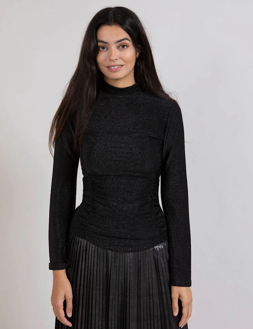 Top Shimmer Black