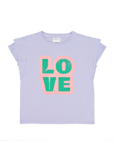 Camiseta Love Lavanda