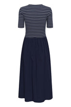 Cargar imagen en el visor de la galería, Vestido Simone Stripes Navy