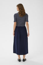 Cargar imagen en el visor de la galería, Vestido Simone Stripes Navy