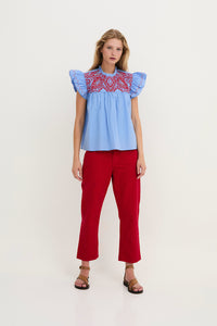 Pantalones Jeans Venice Rojo