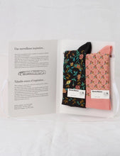 Cargar imagen en el visor de la galería, Pack calcetines Toile de Jouy Fleurs