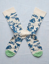 Cargar imagen en el visor de la galería, Calcetines Toile de Jouy