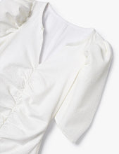 Cargar imagen en el visor de la galería, Vestido Hillary Cuadrille Crudo