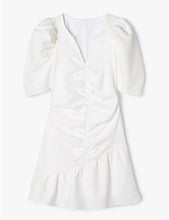 Cargar imagen en el visor de la galería, Vestido Hillary Cuadrille Crudo