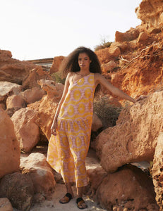 Vestido Mallorca India Amarillo