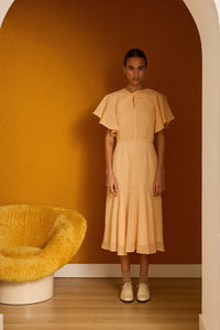 Vestido Calado Mandarina
