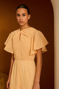 Vestido Calado Mandarina