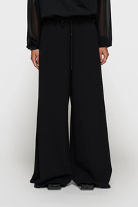 Pantalones Crepe Black