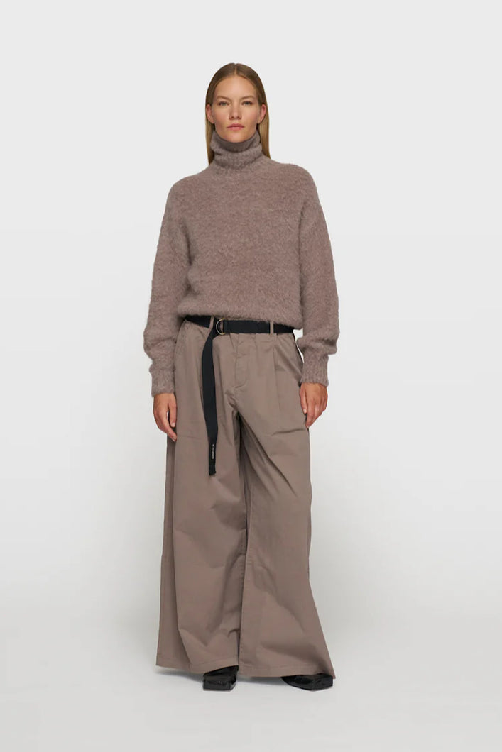 Pantalones Wide Taupe