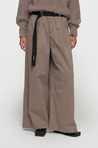 Pantalones Wide Taupe