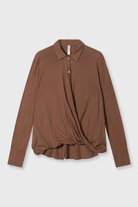 Blusa Wrap Truffle