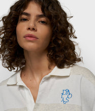 Cargar imagen en el visor de la galería, Jersey Balloon Stripes Soft White Melee