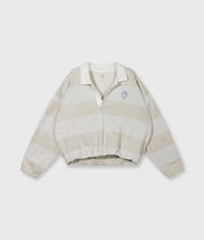 Cargar imagen en el visor de la galería, Jersey Balloon Stripes Soft White Melee