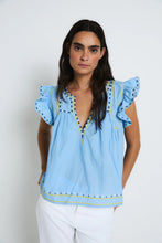 Cargar imagen en el visor de la galería, Blusa Aura Azul