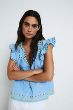 Cargar imagen en el visor de la galería, Blusa Aura Azul